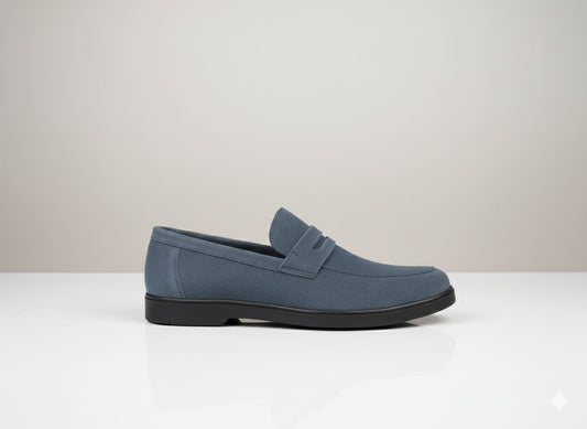 Slate Blue Suede