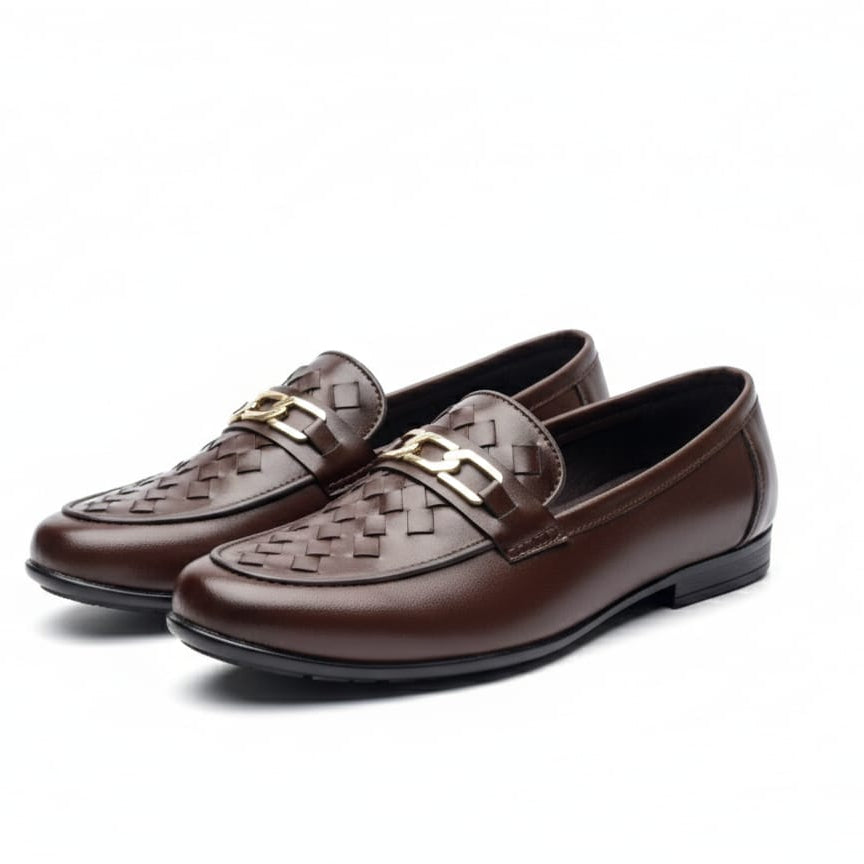 Brown Chain Half Croco