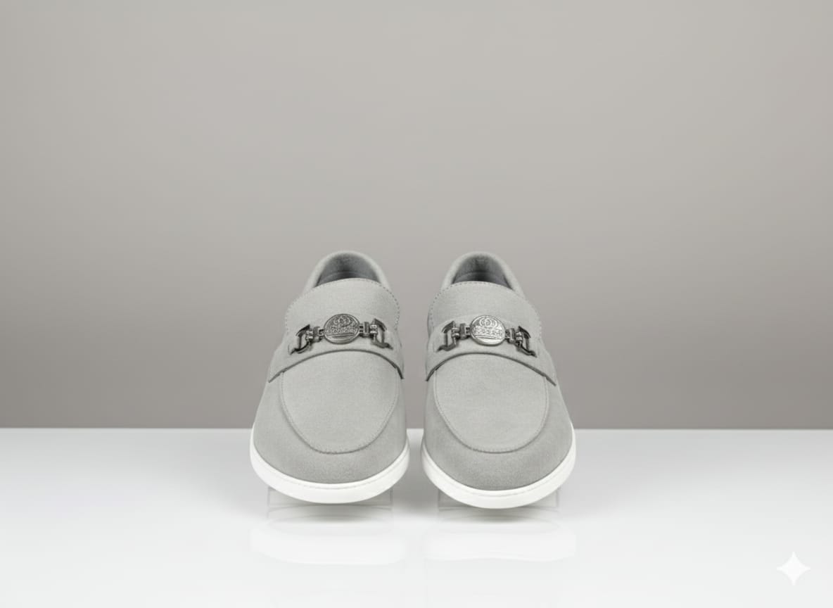 Gray Suede