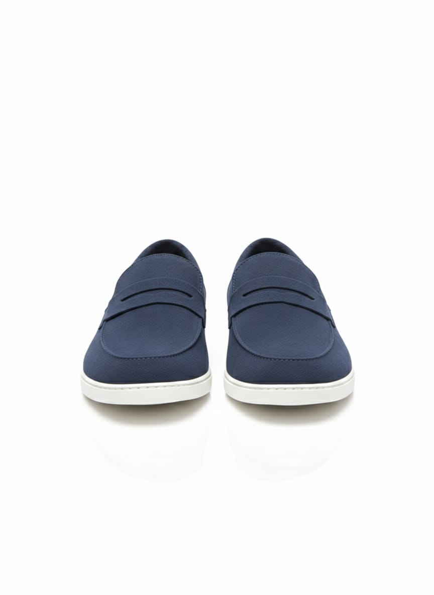 Navy Blue Suede