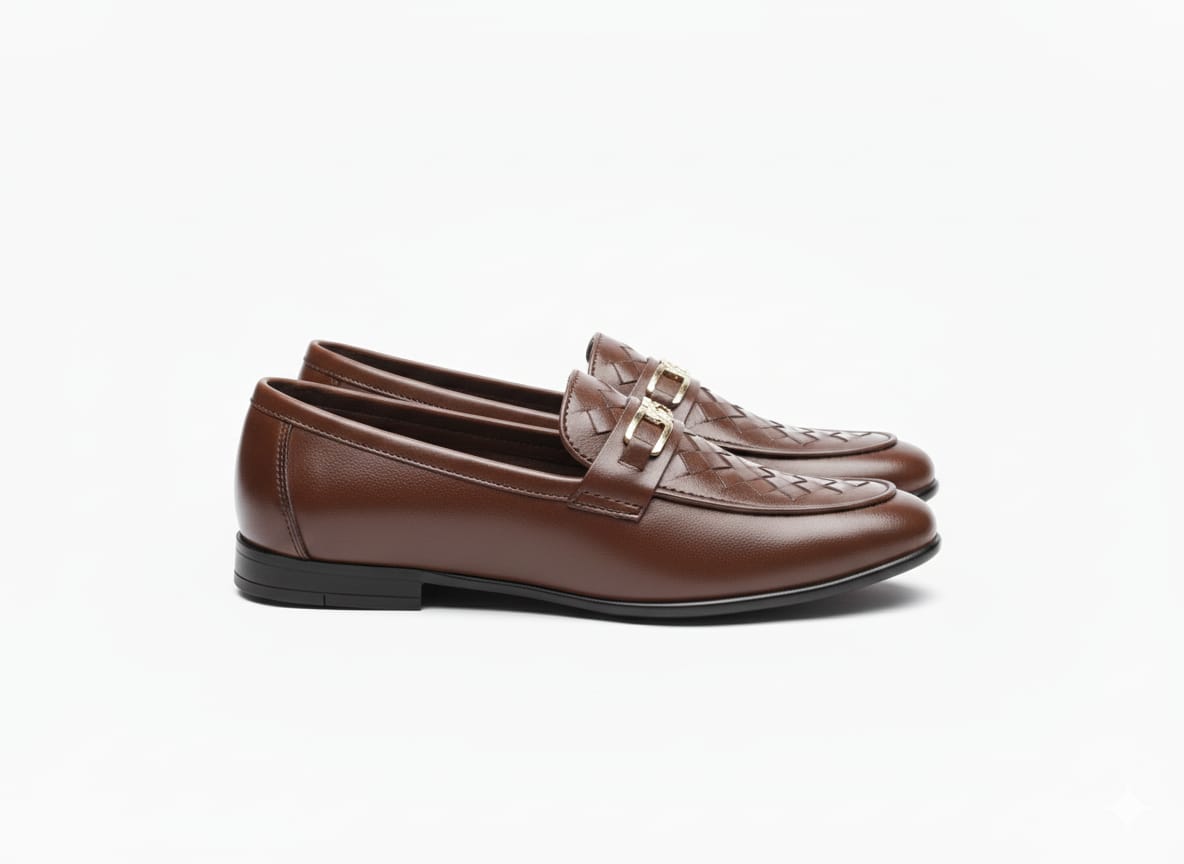 Brown Chain Half Croco