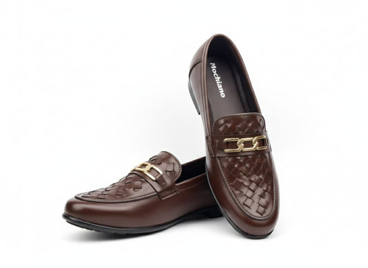 Brown Chain Half Croco